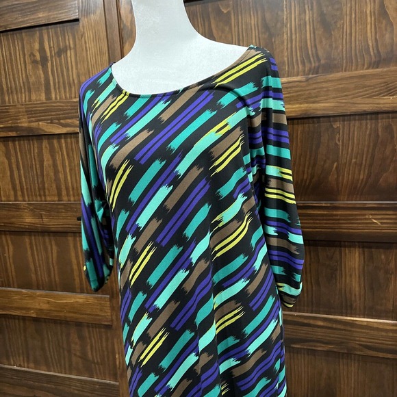 Banana Republic Dress Women Small Blue Green 3/4 Sleeve Work Career‎ - Picture 9 of 16